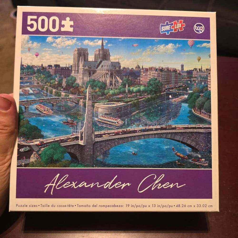 Sure-Lox Alexander Chen Paris 500 Piece Jigsaw Puzzle